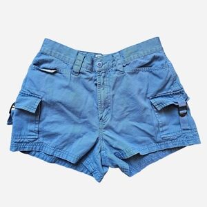 Limited Too Blue Cargo Shorts with Utility Pockets